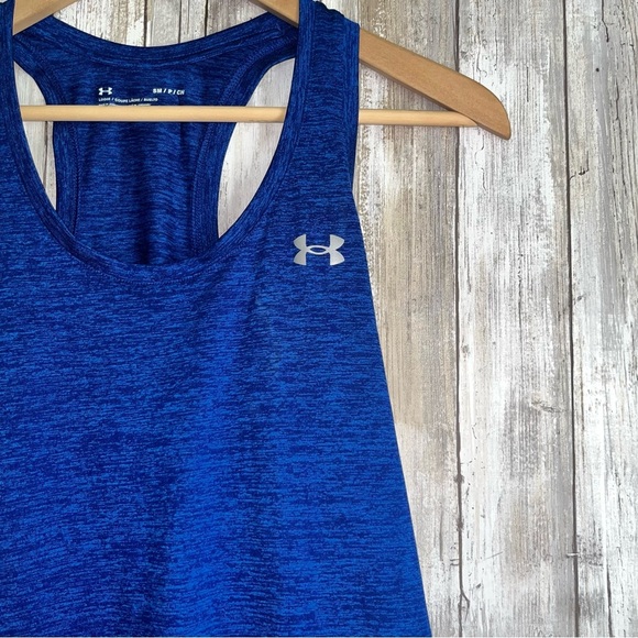 Under Armor Blue Tech Twist Tank - Picture 2 of 4